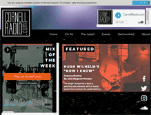 Tablet Screenshot of cornellradio.com